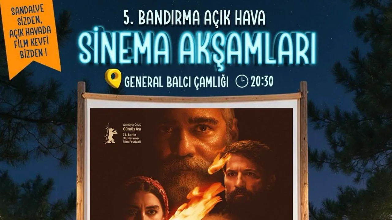 Emin Alper'in "Kurtuluş" filmi Bandırma'da açık havada gösterilecek